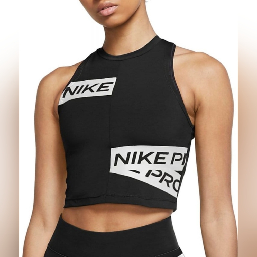 Nike Black and White Tank Top